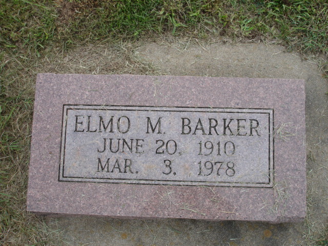 gravestones\BARKER Elmo