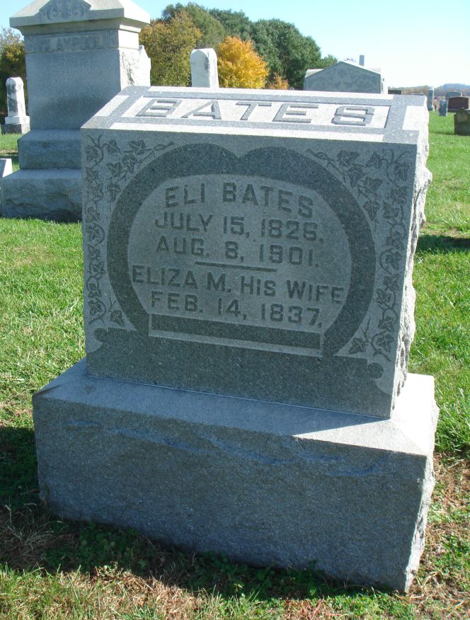 gravestones\BATES Eli d1901