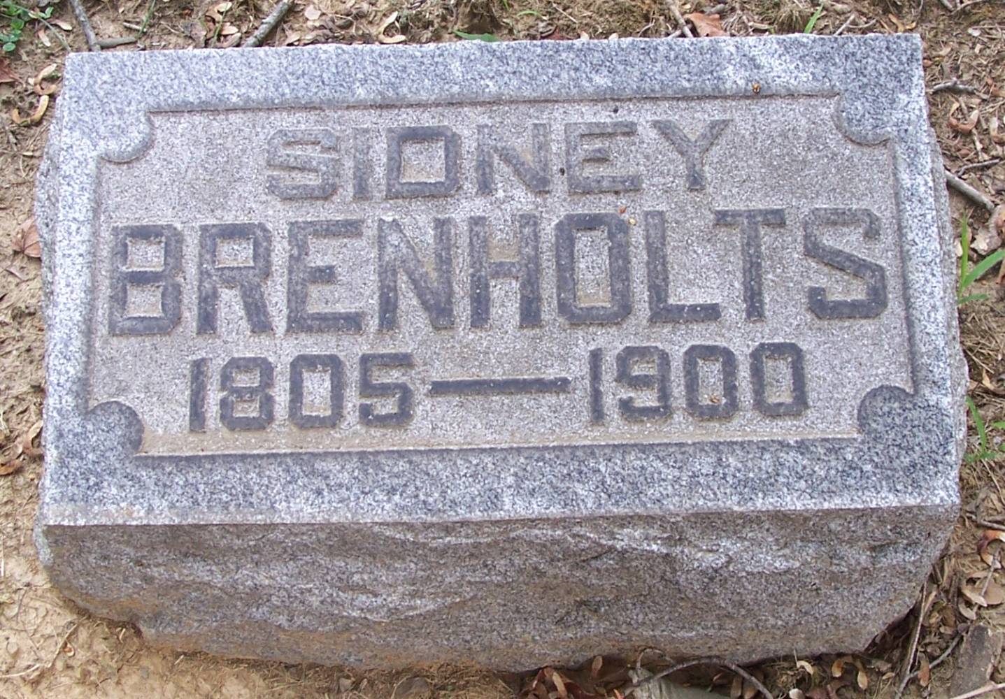 gravestones\BRENHOLTS Sidney d1900