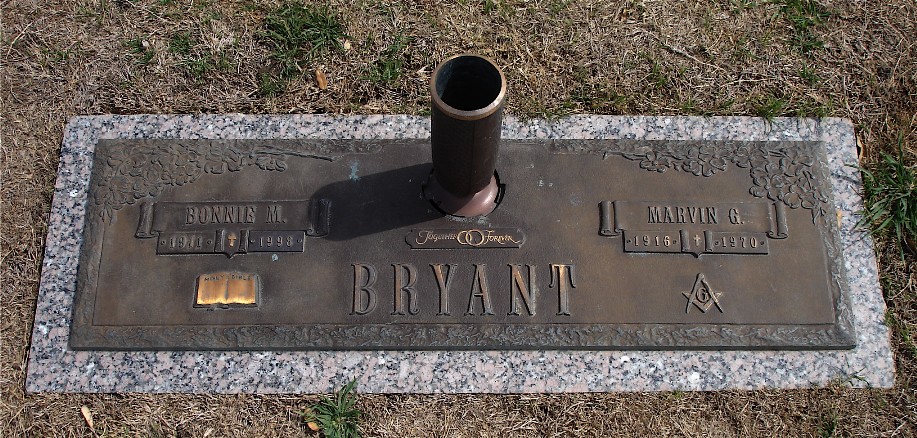 gravestones\BRYANT Marvin and Bonnie