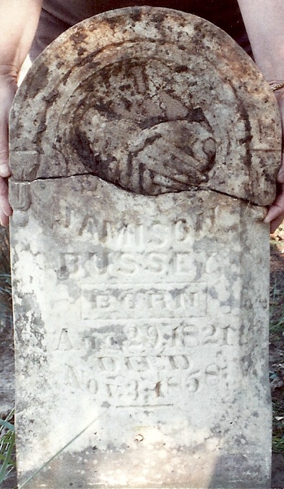 gravestones\BUSSEY Jamison d1858