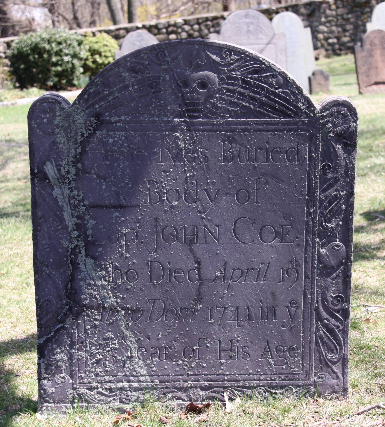 gravestones\COE John d1741-2