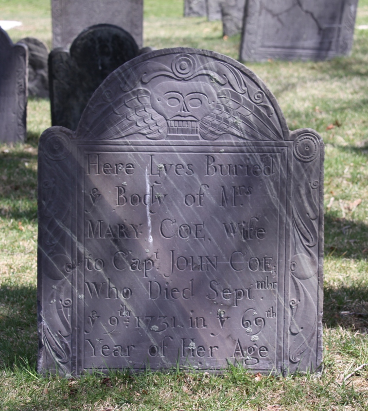 gravestones\COE Mary Hawley d1731