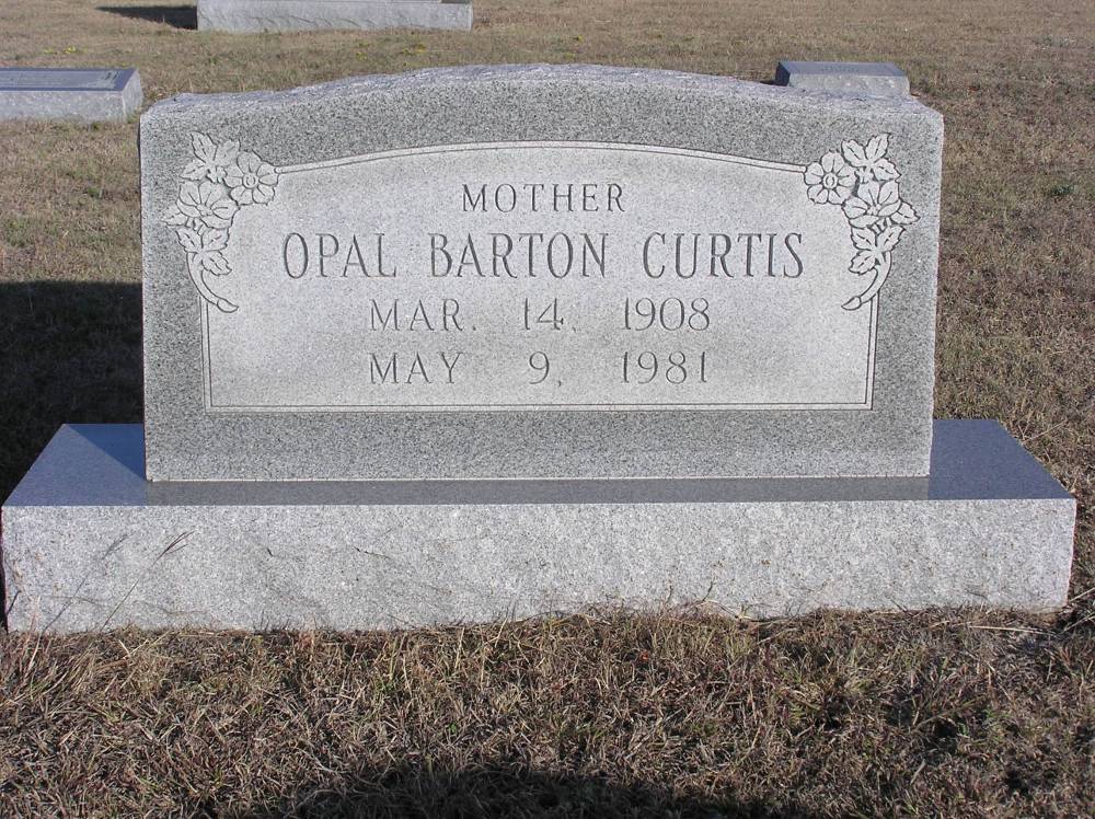 gravestones\CURTIS Opal Barton d1981