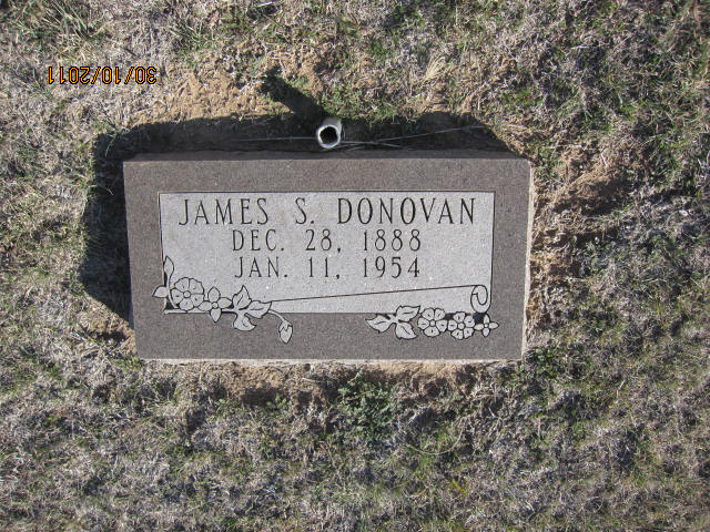 gravestones\DONOVAN James Sartwell d1954