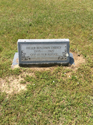 gravestones\EMBREY Hiller Benjamin