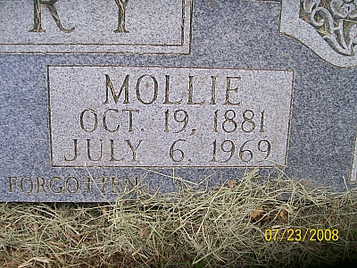 gravestones\EMBRY Mollie d1969