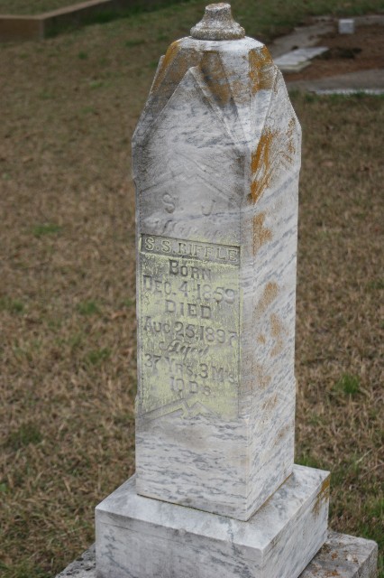 gravestones\FAUCETT Sarah Josephine d1897