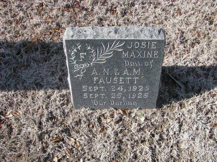 gravestones\FAUSETT Josie Maxine