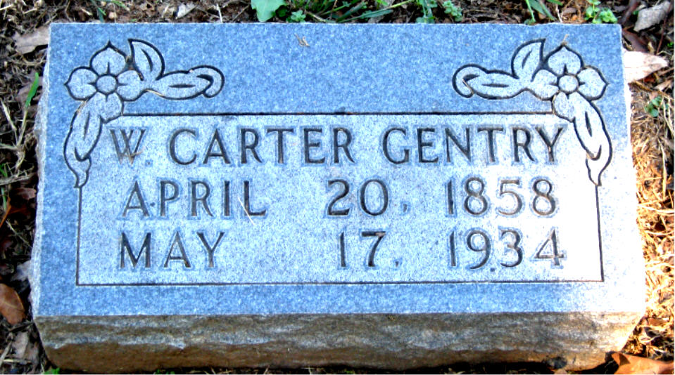 gravestones\GENTRY Carter