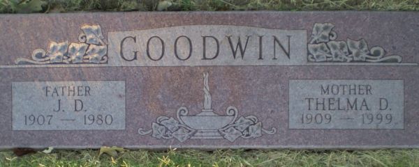 gravestones\GOODWIN JD and Thelma