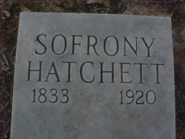 gravestones\HATCHETT Sofrony d1922