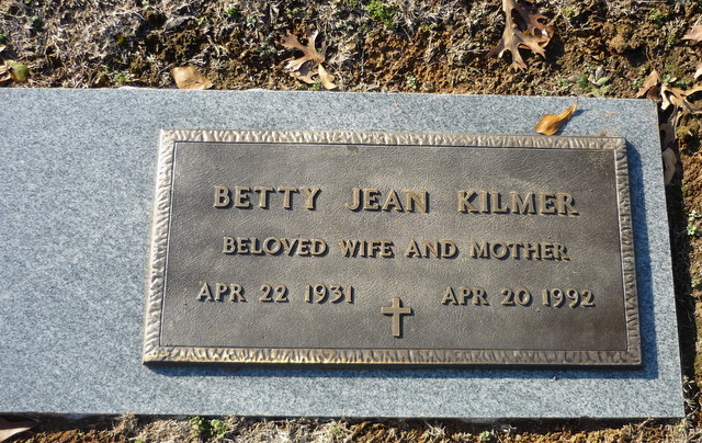 gravestones\KILMER Betty Jean