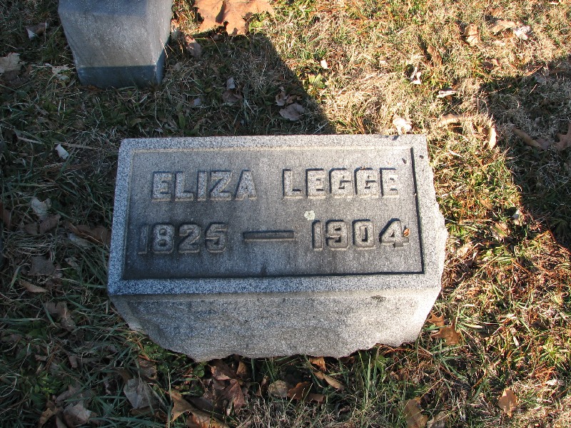 gravestones\LEGGE Eliza Wells d1904