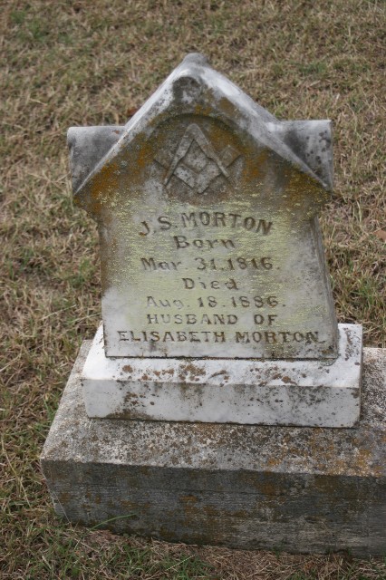 gravestones\MORTON Jonathan Stone d1886