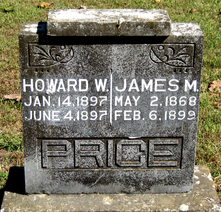 gravestones\PRICE James M d1899