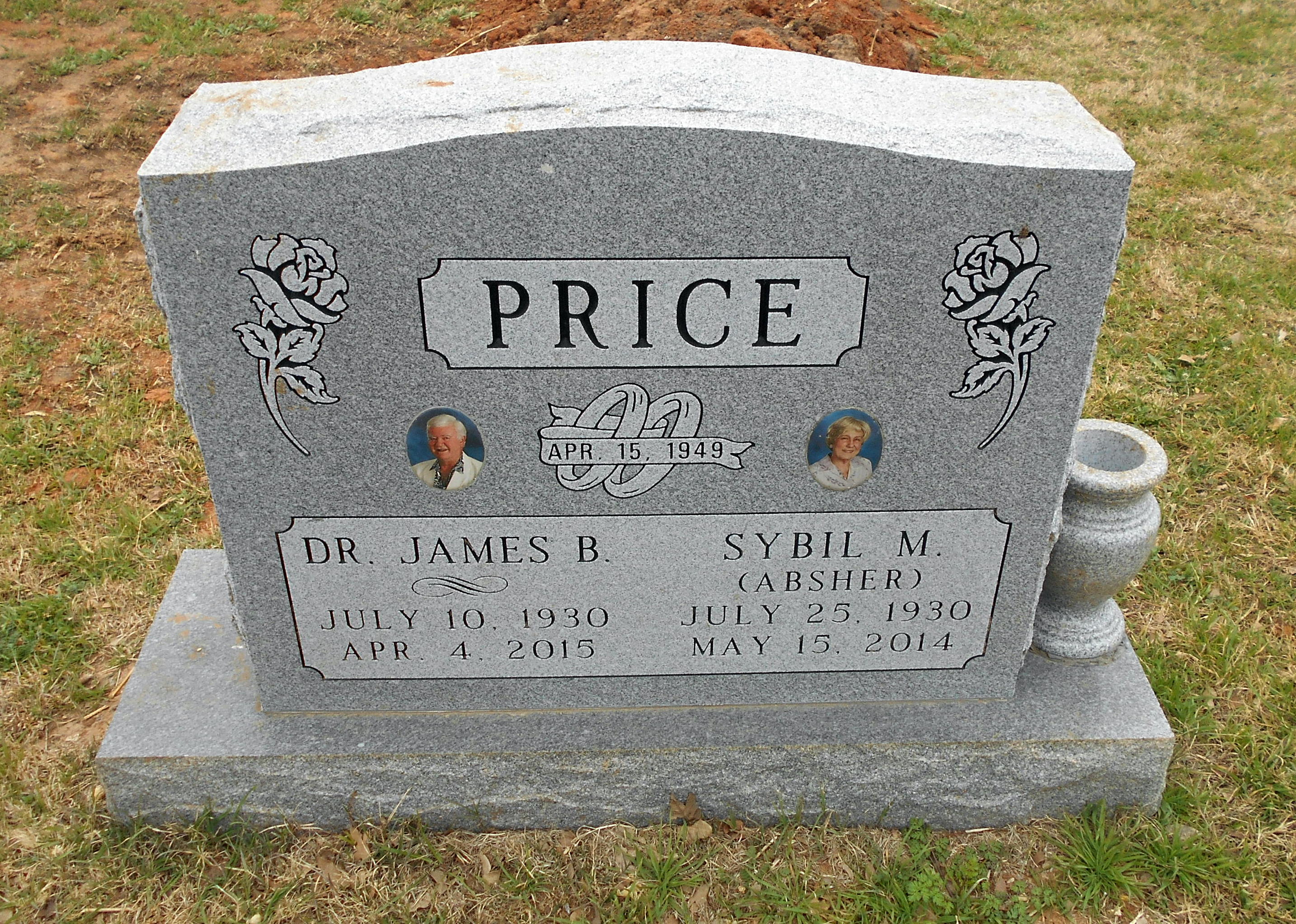 gravestones\PRICE James and Sybil