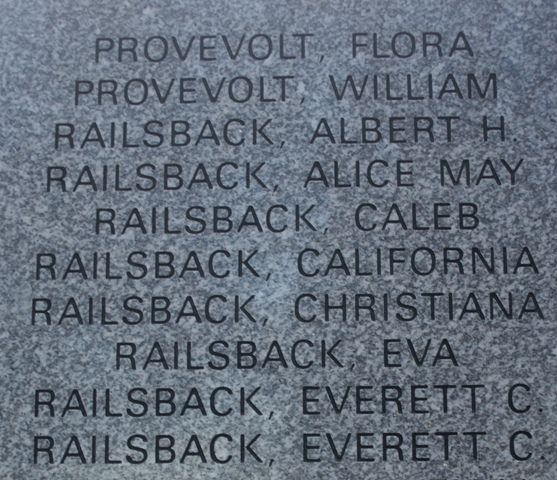 gravestones\RAILSBACK Albert thru Everett