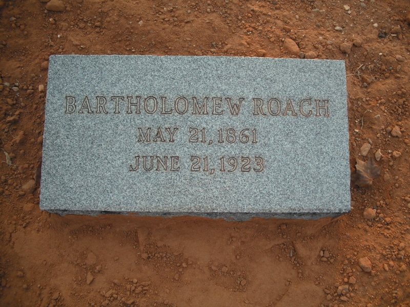 gravestones\ROACH Bartholomew