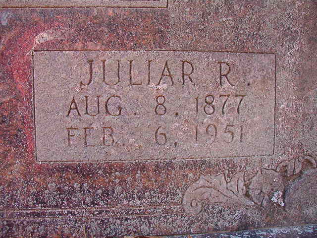 gravestones\SUTTON Juliar R