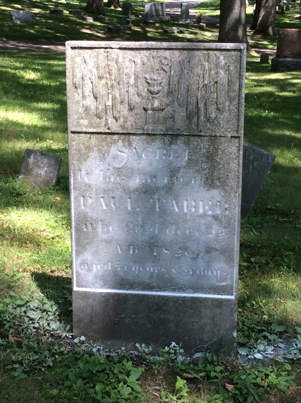 gravestones\TABER Paul d1826