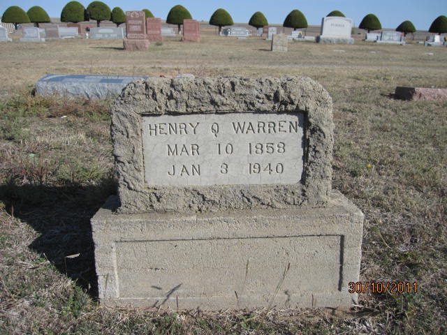 gravestones\WARREN Henry Q d1940