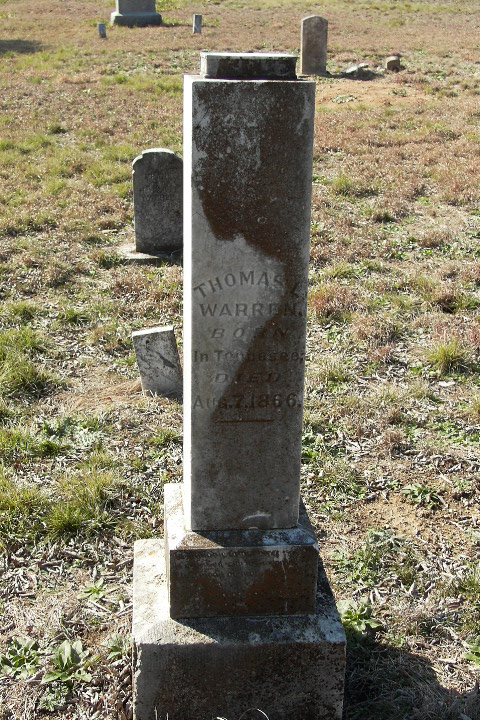 gravestones\WARREN Thomas L d1866