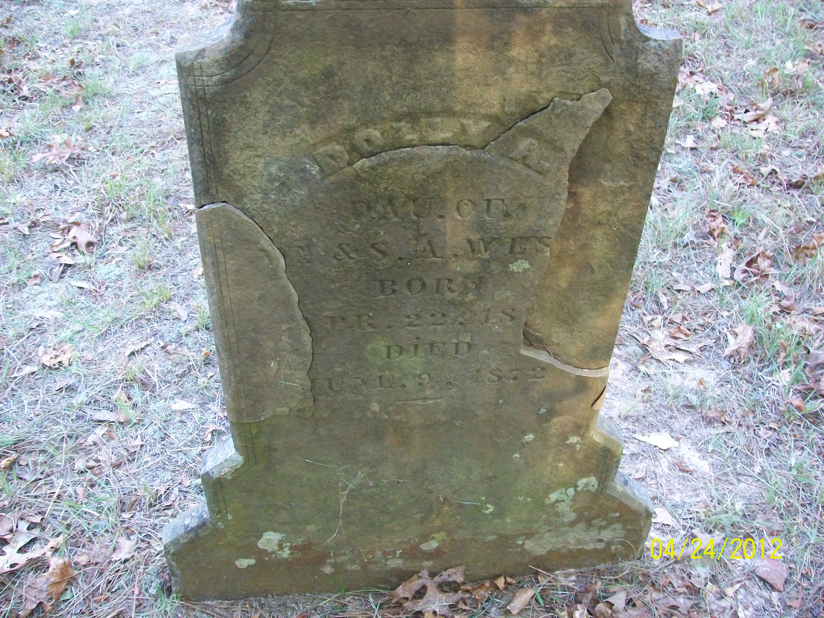 gravestones\WEST Dolley