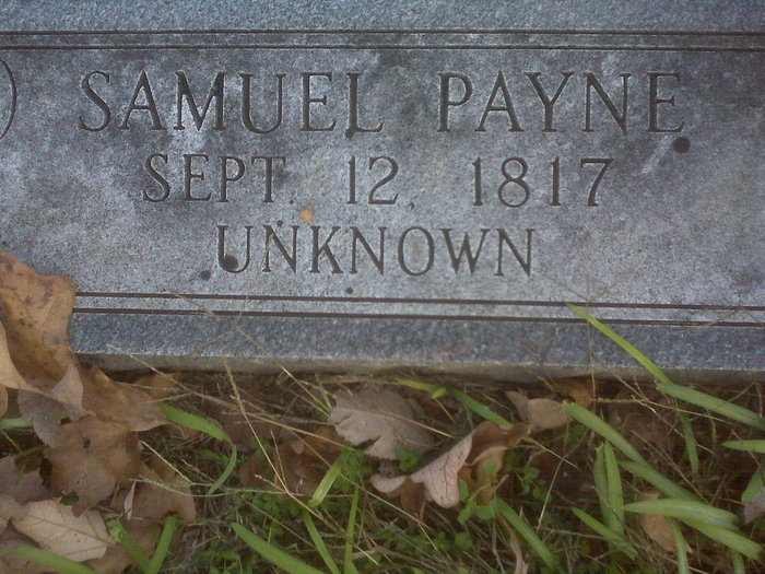 gravestones\WILLIAMSON Samuel Payne