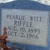 gravestones\WITT Pearlie d1986