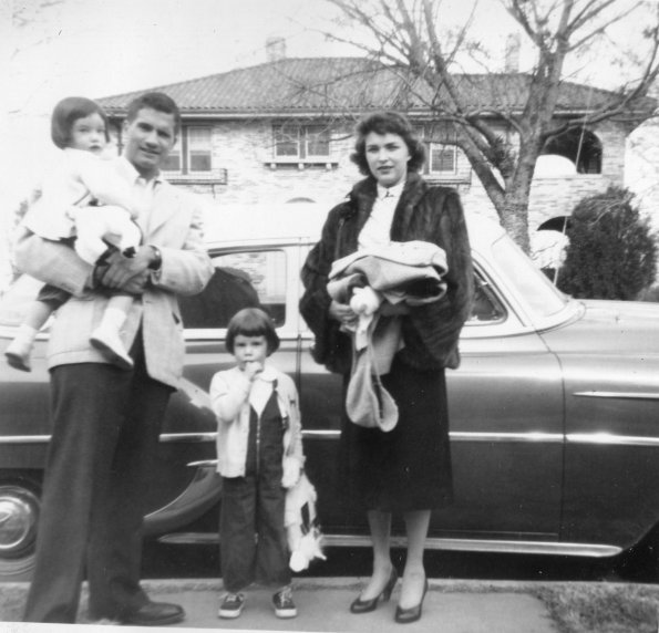 Christmas 1953 at the Chamberlain home