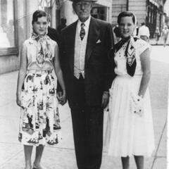 Debbie and Barbara and their Grandfather