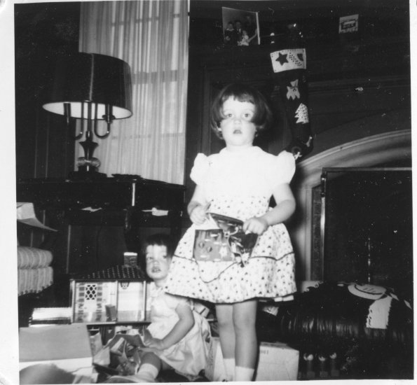 Christmas 1953 at the Chamberlain home