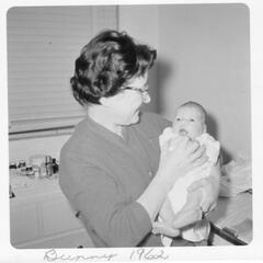 Roberta Page with her grandma